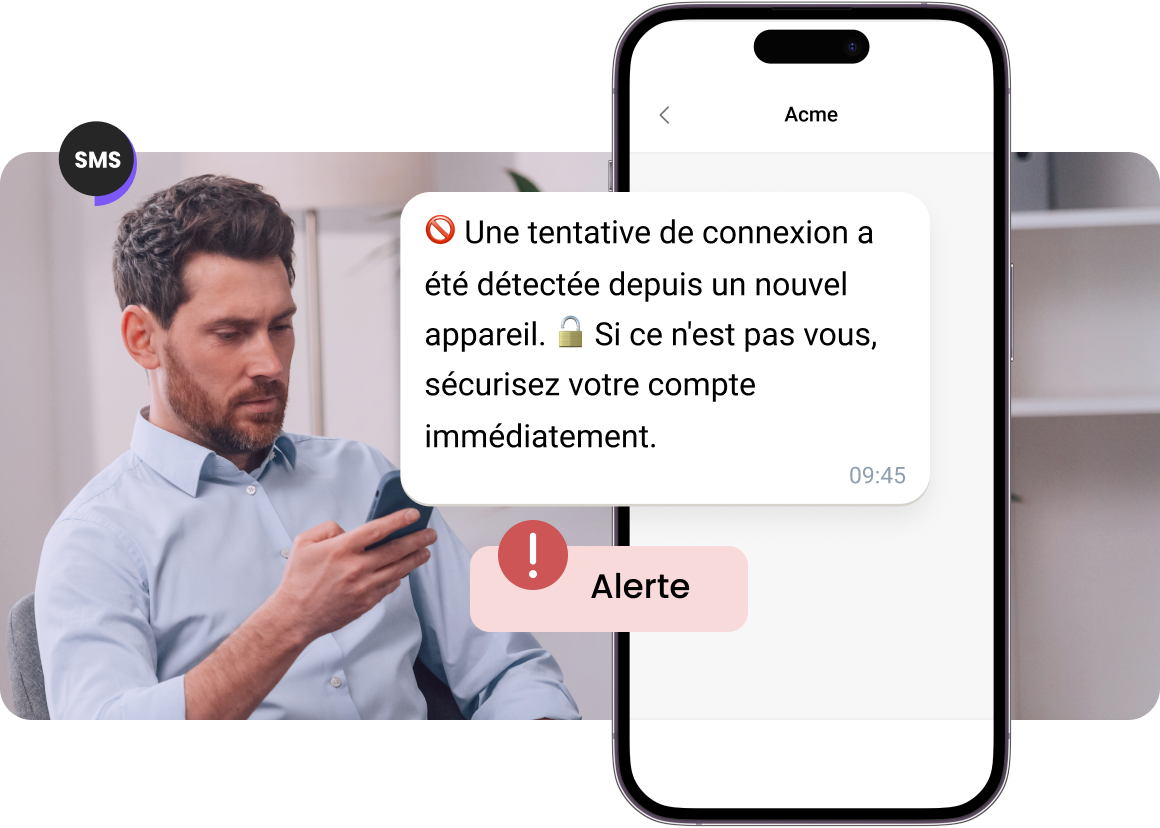 Service d'alerte SMS