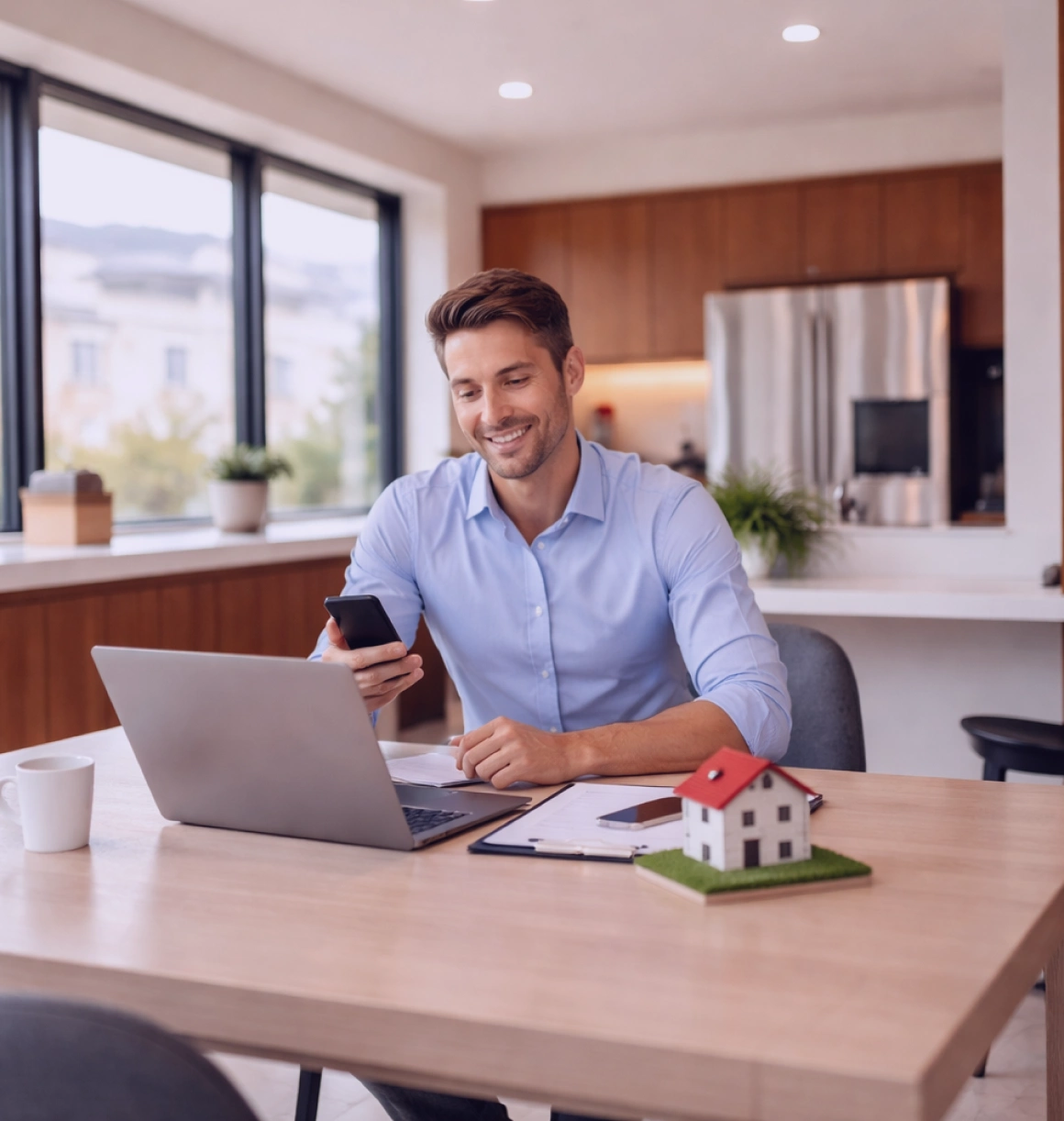 Agence immobilière utilisant TopMessage pour envoyer instantanément des messages SMS et WhatsApp automatisés aux nouveaux leads, atteignant des taux d'ouverture plus élevés et des ventes supplémentaires